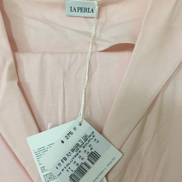 New with Defects LA PERLA Tres Souple Lace Detail Pyjama Set In Rose Size XS - Picture 7 of 9